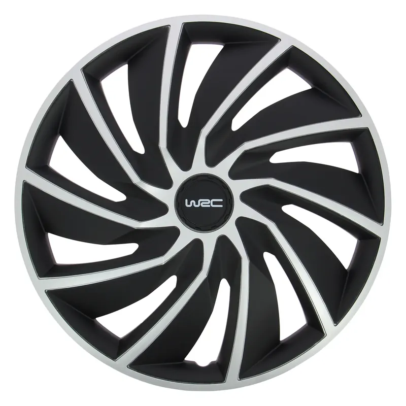Wrc Wieldoppen 15 Inch - Zilver/zwart - 4st Tijdelijk Beschikbaar