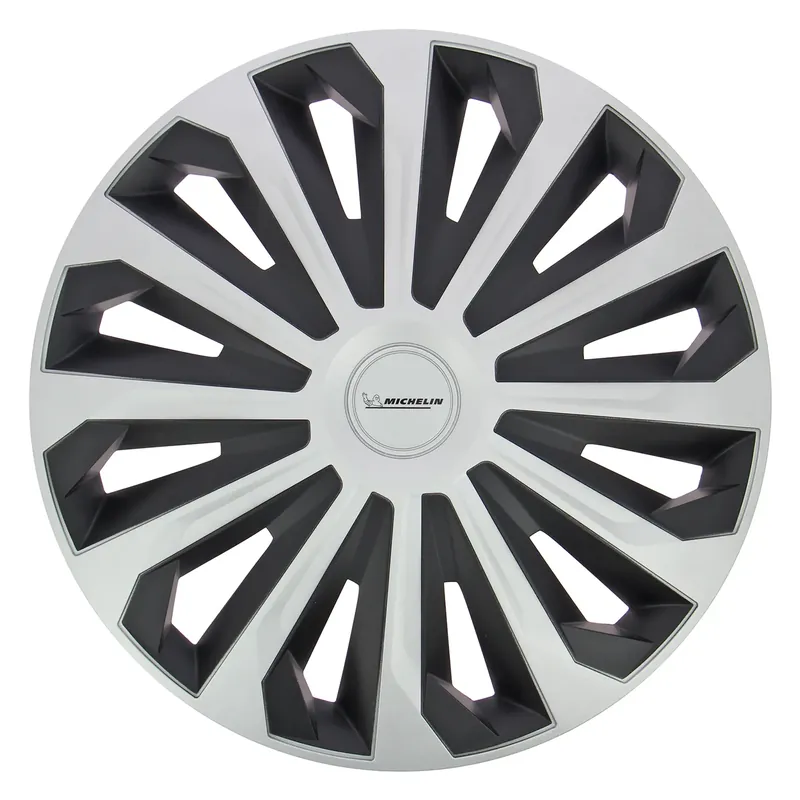 Koopje Michelin Wieldoppen 14 Inch - Zwart/zilver - 4st