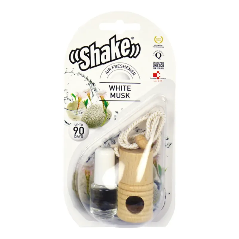 Shop Nu Shake luchtverfrisser + navulling witte muskus 4,5ml 2 stuks