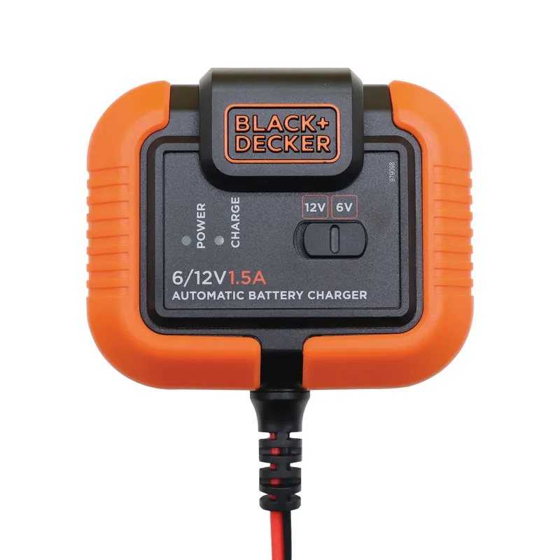 Voordeelprijs Black+Decker acculader 1,5A 6V-12V