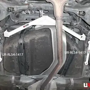 Professioneel Mazda 6 GH 08 + UltraRacing 2x 2-punts achter Side Bars 1417P