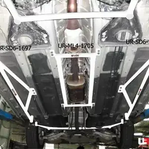 Betrouwbaar Nissan Teana 09 + J32 UltraRacing 2x 3-Point achter Side Bars