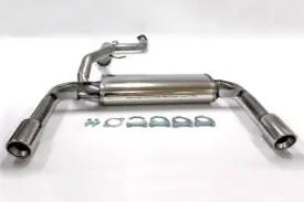 Bulkbestelling Simons Uitlaatsysteem duplex vanaf katalysator: rvs Volvo C70 2.5 T5 2006-