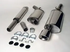 Weekendaanbieding Simons Uitlaatsysteem vanaf katalysator: rvs Volkswagen Corrado 1.8 16v + G60