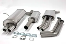 Groothandel Simons Uitlaatsysteem vanaf katalysator: rvs BMW 3-serie (E46) 320i, 325i, 328i (M52) 1998-