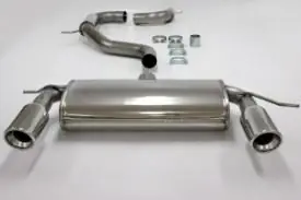 Snelle Levering Simons Uitlaatsysteem duplex catback RVS Audi A3 (8P), VW Golf V, VI