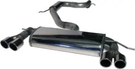 Rechtstreeks Van De Fabrikant Simons Uitlaatsysteem duplex vanaf katalysator: rvs Volkswagen Scirocco (III) 2009-