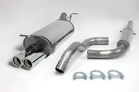 Simons Uitlaatsysteem vanaf katalysator: rvs Audi A3 (8L) 1996- Plaats Bestelling