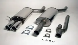 Simons Uitlaatsysteem vanaf katalysator: rvs Audi A4 Quattro (B5) 1994- Luxe