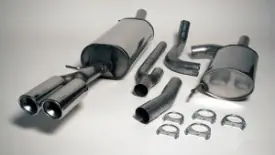 Simons Uitlaatsysteem vanaf katalysator: rvs Audi A4 (B5) 1994- Actieprijs