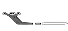 Voordeelprijs Simons 4-2-1 uitlaatspruitstuk: alu quality Opel Ascona/Manta (B) 1975-