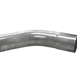 Uitlaatbocht RVS 76 mm, 45 Graden Gratis Verzending