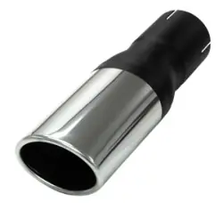 Seizoensaanbieding Uitlaat Eindstuk - Sierstuk Ellips 63 70X90mm