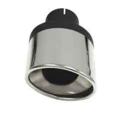 Luxe Uitlaat Eindstuk - Sierstuk Ellips 63 Links 90X120mm