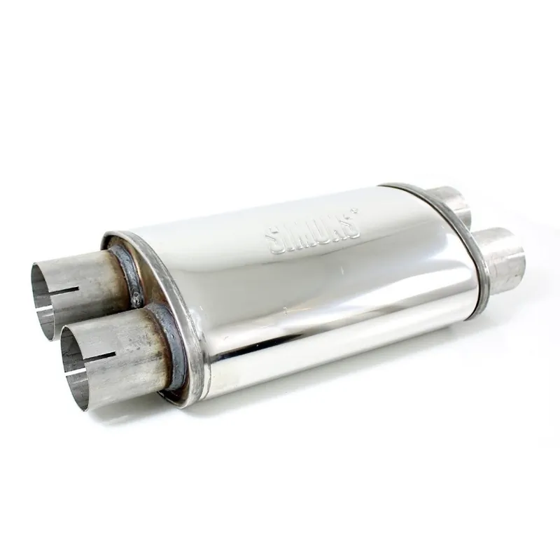 Handgemaakt Universele Uitlaatdemper Duo 51 RVS - 50,8 mm