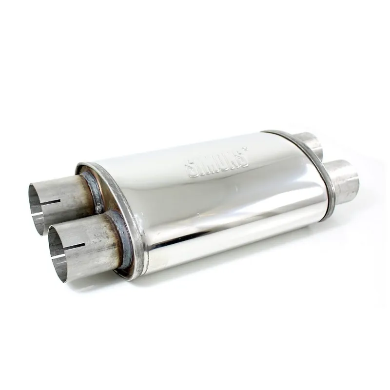 Universele Uitlaatdemper Duo 63 RVS - 63,1 mm Plaats Bestelling