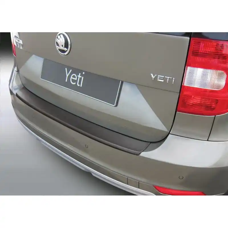 Wereldwijde Verzending ABS Achterbumper beschermlijst Skoda Yeti 2WD 2013-2017 Zwart