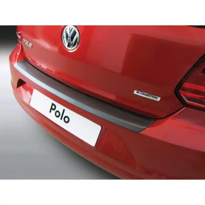 ABS Achterbumper beschermlijst Volkswagen Polo 6C 3/5 deurs 2014-2017 Zwart In De Mode