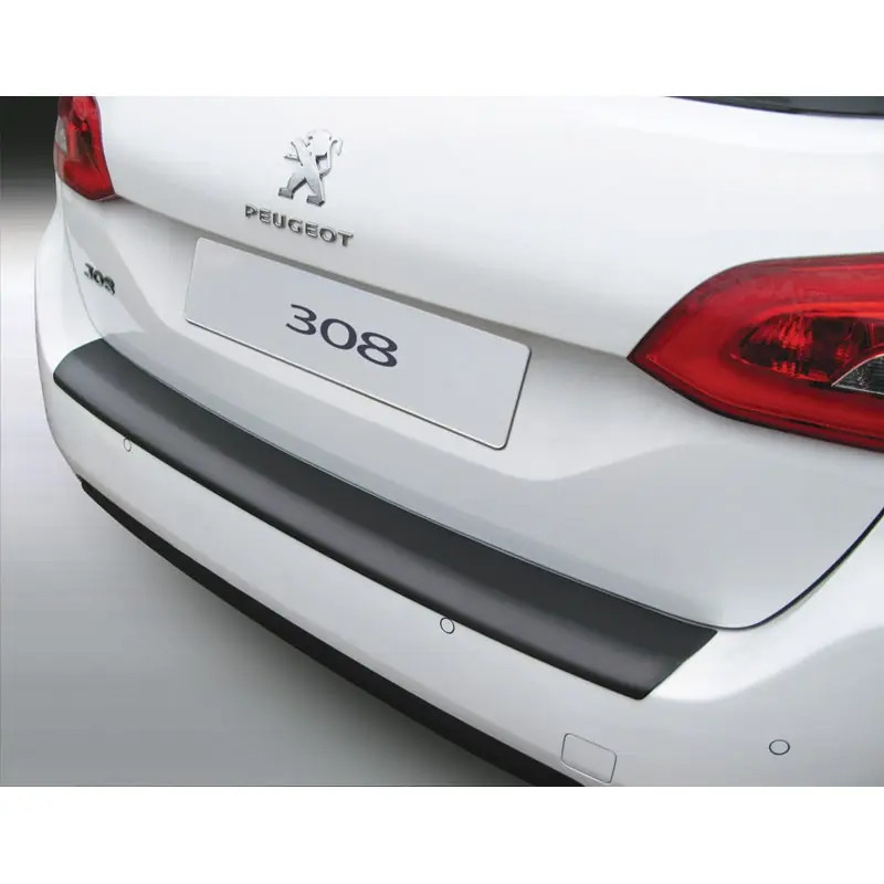 ABS Achterbumper beschermlijst Peugeot 308 SW 5/2014- Zwart Koop Vandaag