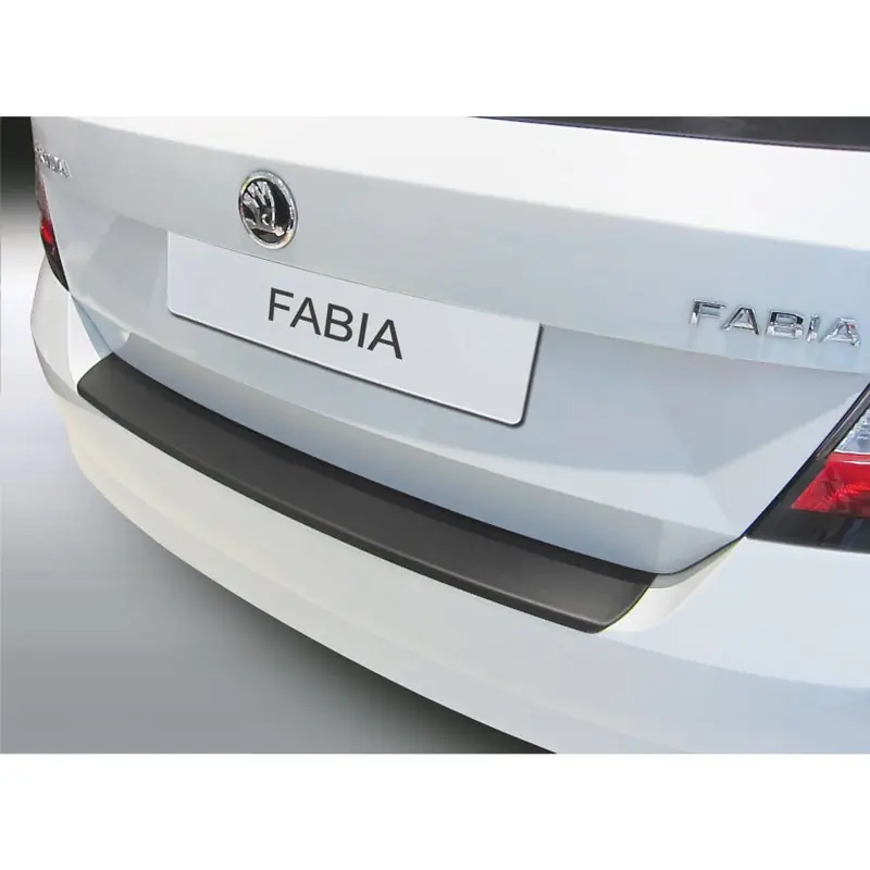 ABS Achterbumper beschermlijst Skoda Fabia III 5 deurs 11/2014-08/2021 Zwart Goedkoop