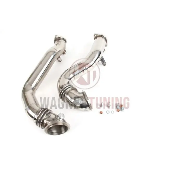 Snelle Levering RVS 70mm Downpipe Set BMW E82 E90 N54 Motor - Zonder kat.