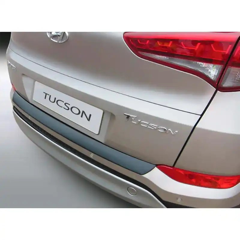ABS Achterbumper beschermlijst Hyundai Tucson 8/2015-6/2018 Zwart Handgemaakt