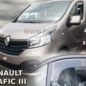 Uitverkoop Zijwindschermen voorramen Renault Trafic III 2014- verkorte versie
