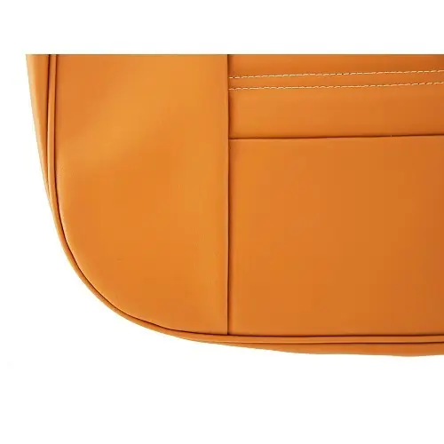 Set van voor-en achterbank bekleding voor Renault 4 (01/1978-12/1992) - Camel kunstleder Must-Have