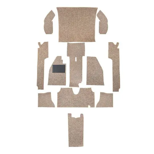 Direct Verzonden Zandbeige volledig tapijt voor VW Kever Saloon (07/1955-07/1964)