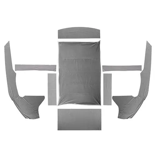 Grijze Mohair Hemelbekleding voor Kever 53 ->60 Hete Deal