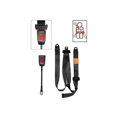 SECURON Zwarte 3-punts frontriem met stang Bestel Nu