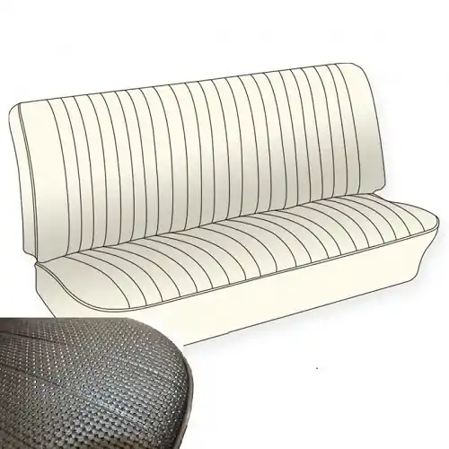 Budget TMI Vinyl rugleuning zwart voor Volkswagen Kever Sedan 65 ->73