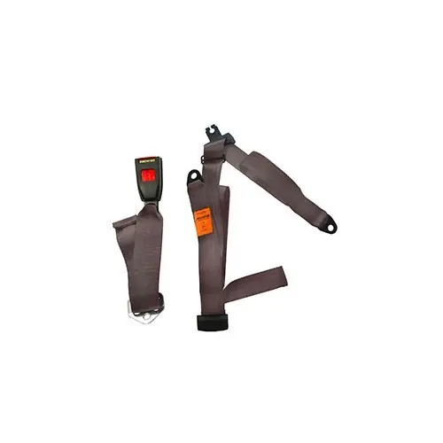 Beperkte Voorraad 1 bruine driepuntsgordel achter SECURON statisch voor T25