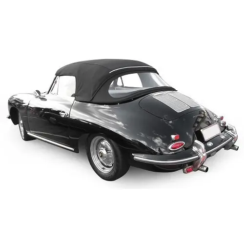 Beste Prijs Sonnenland Alpaca soft top voor Porsche 356 B T6 en C Cabriolet (1962-1965) - Zwart