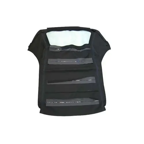 Zwarte Stayfast® Alpaca kap voor BMW E30 (1987-1993) - elektrische kap Voordeelprijs