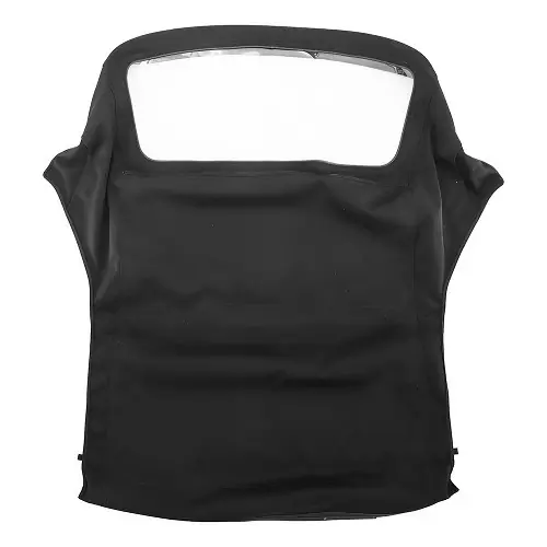 Trendy Complete zwarte soft top in alpaca stof voor BMW 3 Reeks E36 Cabrio (08/1992-10/1995) - met zijtassen
