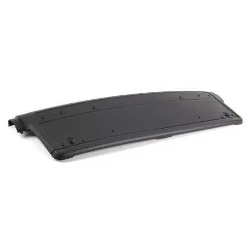Zwarte centrale nummerplaathouder op voorbumper voor BMW 3 Reeks E46 Sedan en Touring fase 2 (09/2001-) Nieuwe Collectie