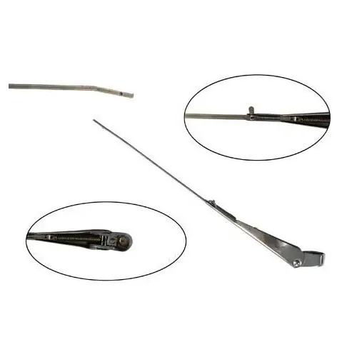 Verstelbare wisserarm "bajonet" stijl 5.2mm gebogen links Origineel