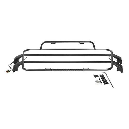 Zwart AERO bagagerek met geïntegreerd remlicht voor Mazda MX5 ND Laatste Versie