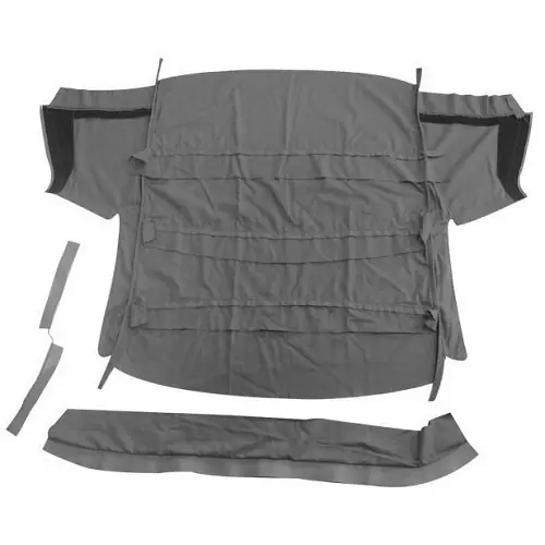 Bestel Nu Hemelbekleding voor Porsche 356 B T6 en C Cabriolet (1962-1965) - zwart