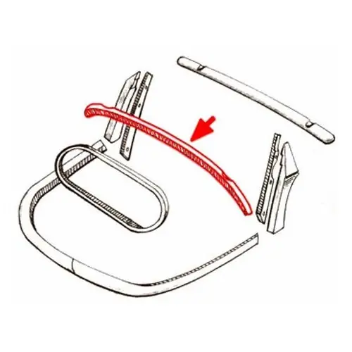 Tussenrolbeugel voor Volkswagen Kever Cabine 65 ->71 Must-Have