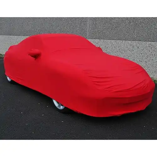 Exclusief Beschermhoes op maat in rood voor Porsche 997 (2005-2013)
