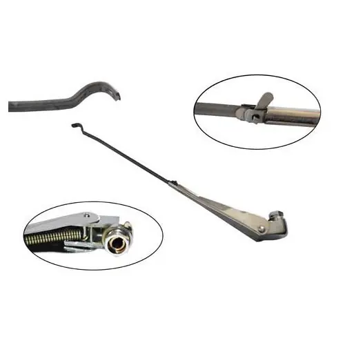 Plaats Bestelling Lepelvormige verstelbare wisserarm 5.2mm gebogen recht