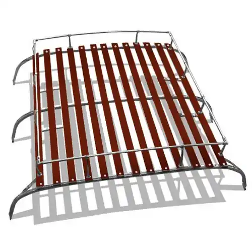 Betaalbaar Dakdrager lang voor VOLKSWAGEN Combi Bay Window (08/1967-07/1979) - Roestvrij staal