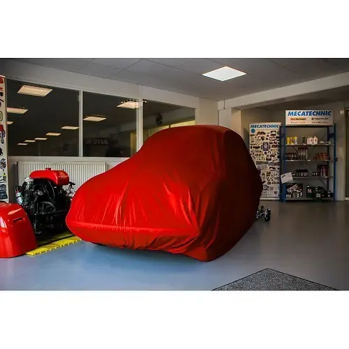 Exclusief Coverlux binnenbekleding voor VW New Beetle Coupé en Cabriolet - Rood