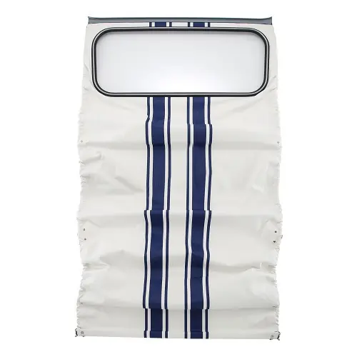 Tijdelijk Beschikbaar France 3 kap met externe bevestiging voor 2CV berline (04/1983-03/1984) - versterkte stof