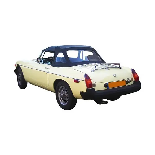 Zwarte alpaca motorkap voor MGB (1977-1980) Weekendaanbieding