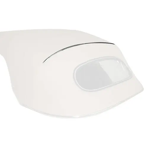 Verchroomde sierlijst boven de achterruit voor Volkswagen Cabriolet (12/1949-10/1967) Seizoensaanbieding