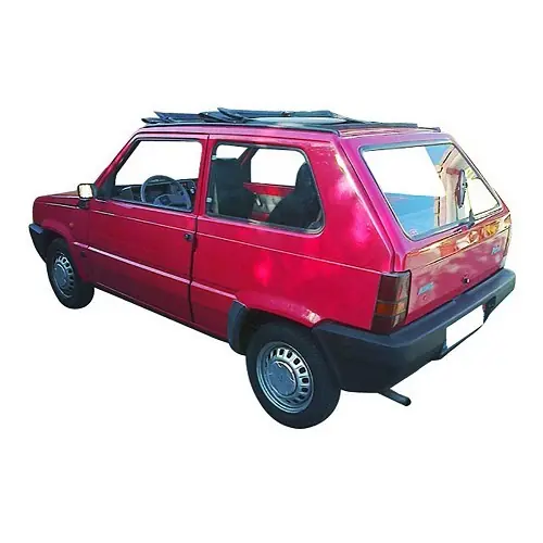 Zwart vinyl zonnedak voor Fiat Panda cabriolet Dagaanbieding
