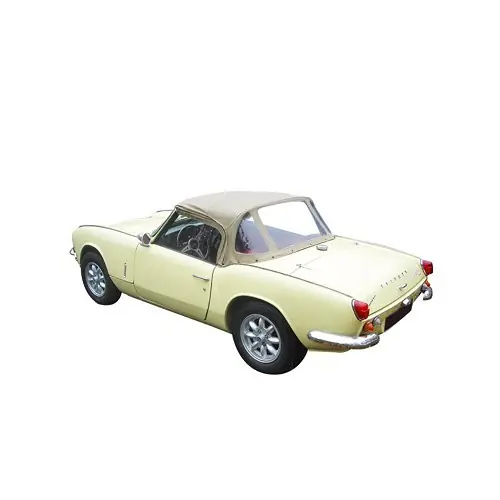 Wereldwijde Verzending Zwart vinyl softtop voor Triumph Spitfire mk3 (1967-1969)
